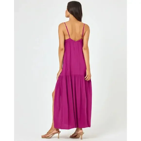 anthropologie purple maxi dress The Somerset Collection By Anthropologie The Somerset Maxi Dress In Purple